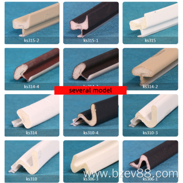 pu foam heat resistant rubber seal for door